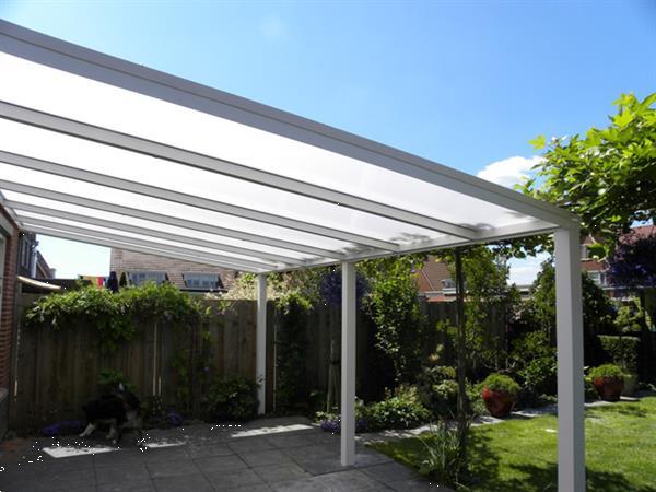Grote foto greenline veranda 600x300 cm glasdak tuin en terras tegels en terrasdelen