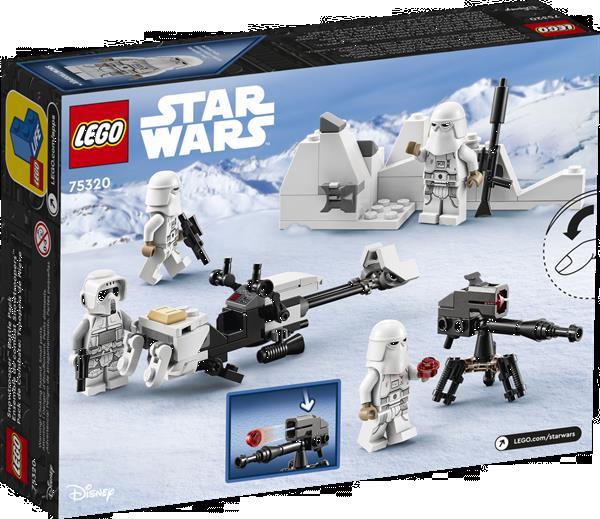 Grote foto lego star wars 75320 snowtrooper battle pack kinderen en baby duplo en lego