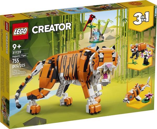 Grote foto lego creator 31129 grote tijger kinderen en baby duplo en lego
