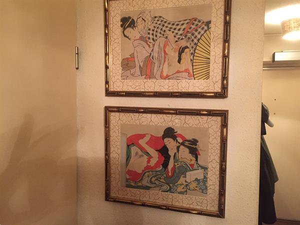 Grote foto erotische japanse gravure antiek en kunst etsen en gravures