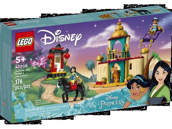 Grote foto lego disney 43208 jasmines en mulans avontuur kinderen en baby duplo en lego