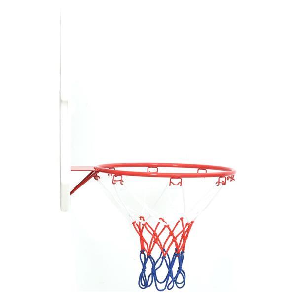 Grote foto vidaxl 5 delige basketbalset wandmontage 66x44 5 cm sport en fitness basketbal
