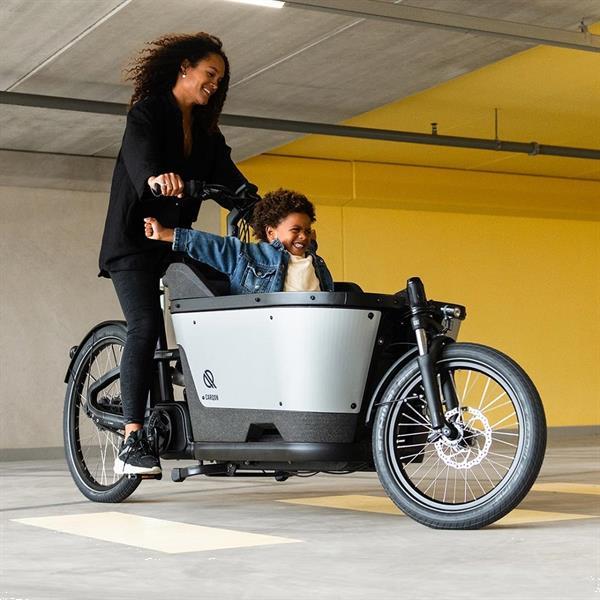 Grote foto carqon cruise elektrische bakfiets fietsen en brommers elektrische fietsen