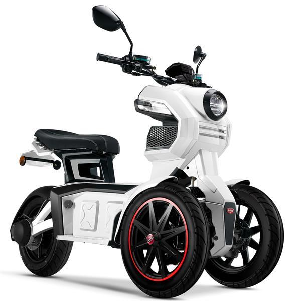 Grote foto doohan itank 52ah elektrische scooter wit bij central scoo fietsen en brommers scooters