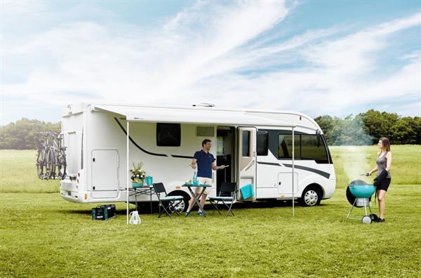 Grote foto thule 5200 400 geanodiseerd sapphire blue caravans en kamperen caravan accessoires