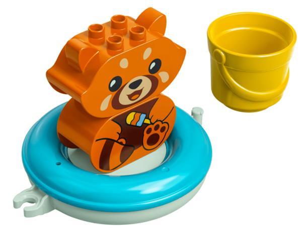 Grote foto lego duplo 70964 pret in bad drijvende rode panda kinderen en baby duplo en lego