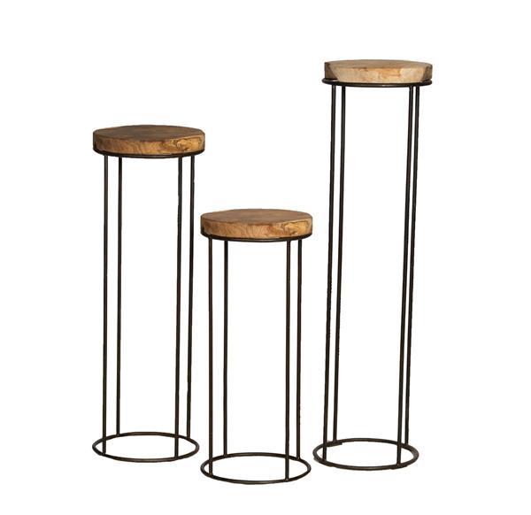 Grote foto zuil iron wood rond huis en inrichting woningdecoratie