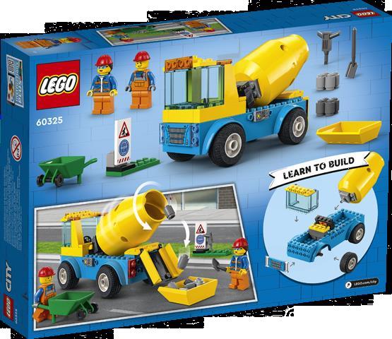 Grote foto lego city 60325 cementwagen kinderen en baby duplo en lego