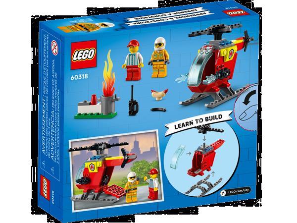 Grote foto lego city 60318 brandweerhelikopter kinderen en baby duplo en lego