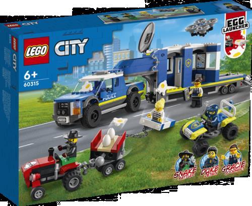 Grote foto lego city 60315 mobiele commandowagen politie kinderen en baby duplo en lego