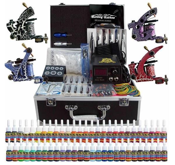 Grote foto tattoo set 4 machines 36 inkt 50 tattoo naalden beauty en gezondheid overige beauty en gezondheid