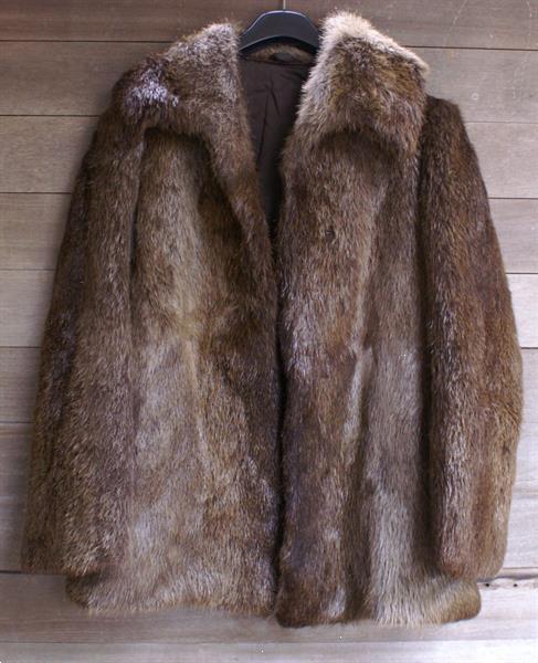 Grote foto schapen bontjas bruin van modela maat xxl kleding dames jassen winter