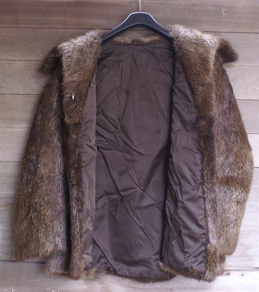 Grote foto schapen bontjas bruin van modela maat xxl kleding dames jassen winter