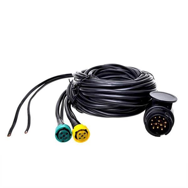 Grote foto kabelset 7m met stekker 13 polig en 2x connector 5 polig 5 auto diversen aanhangers