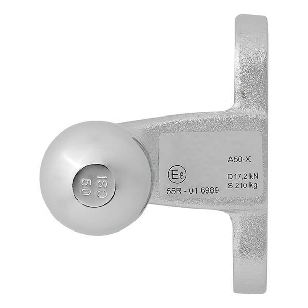 Grote foto trekhaakkogel zilver haaks auto diversen aanhangers