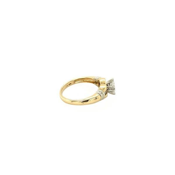 Grote foto gouden ring met diamant 14 krt 1247.5 sieraden tassen en uiterlijk ringen voor haar