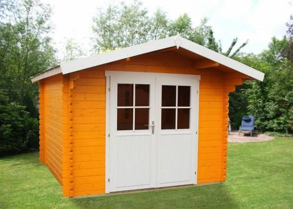 Grote foto blokhut albacete 300x300 cm ge mpregneerd tuin en terras tuinhuisjes en blokhutten