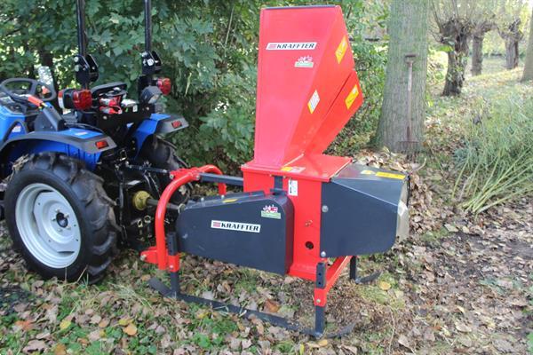 Grote foto kraffter bio versnipperaar 8cm aftakas tuin en terras tuingereedschap