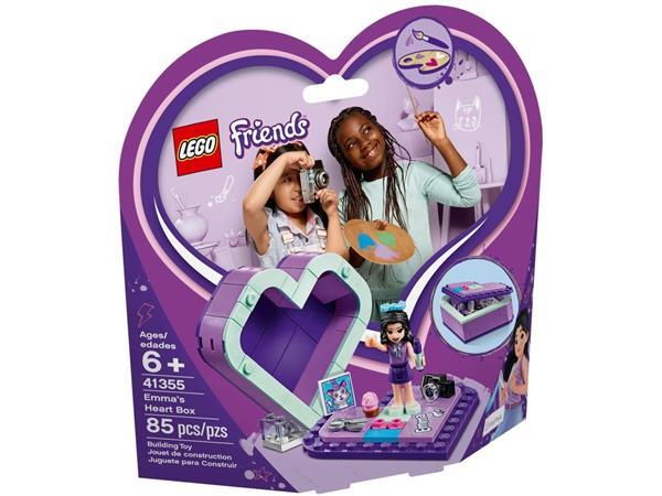 Grote foto lego friends 41355 emma s hartvormige doos kinderen en baby duplo en lego