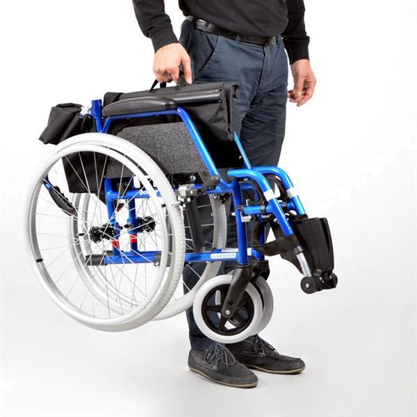 Grote foto bobby lichtgewicht opvouwbare rolstoel 24 inch diversen rolstoelen