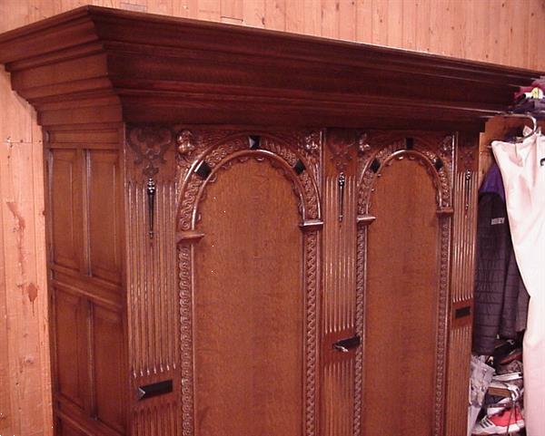 Grote foto tweedeurskast boekenkast servieskast poortkast huis en inrichting boekenkasten