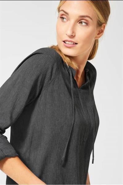 Grote foto tuniekblouse in melange stijl kleding dames blouses