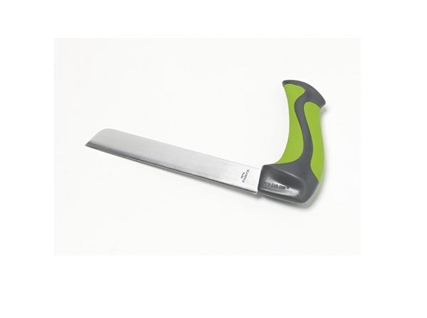 Grote foto peta easy grip vleesmes met gehoekt handvat huis en inrichting bestek