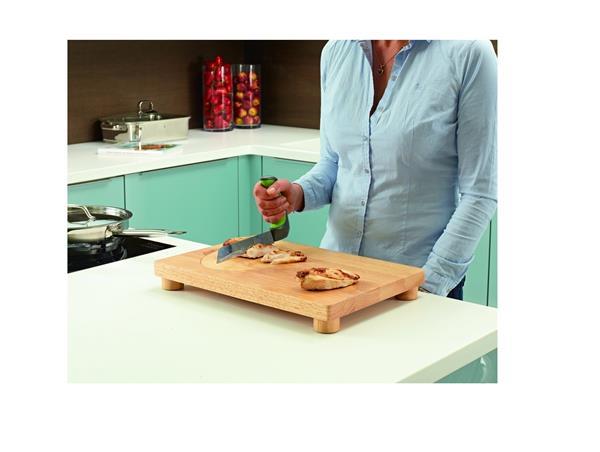 Grote foto peta easy grip vleesmes met gehoekt handvat huis en inrichting bestek