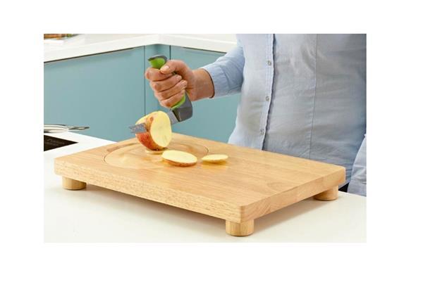 Grote foto peta easy grip vorkmes met gehoekt handvat huis en inrichting bestek