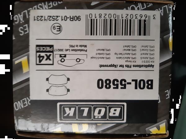 Grote foto 2 nwe remblokken achteras voor zafira a b astra auto onderdelen remdelen