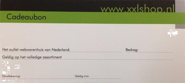 Grote foto cadeaubon xxlshop.nl luxe giftcard 10 00 tickets en kaartjes overige sport korting en cadeaubonnen