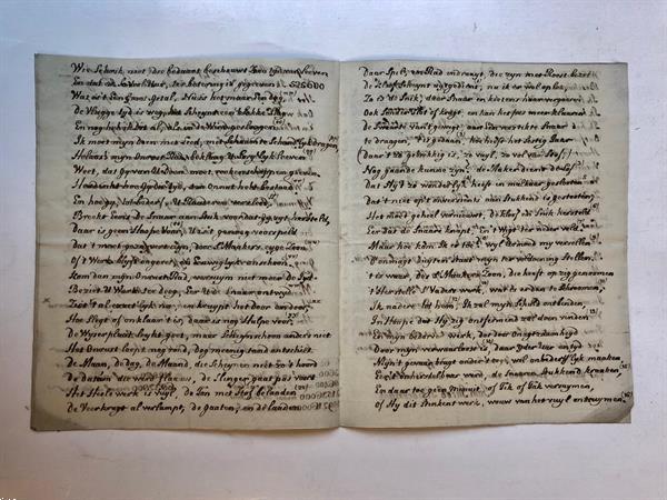 Grote foto manuscript poem gedicht lindeman op mijne j.j. lindem verzamelen overige verzamelingen