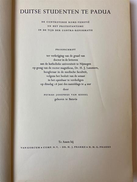 Grote foto duitse studenten te padua. de controverse rome veneti en he boeken overige boeken