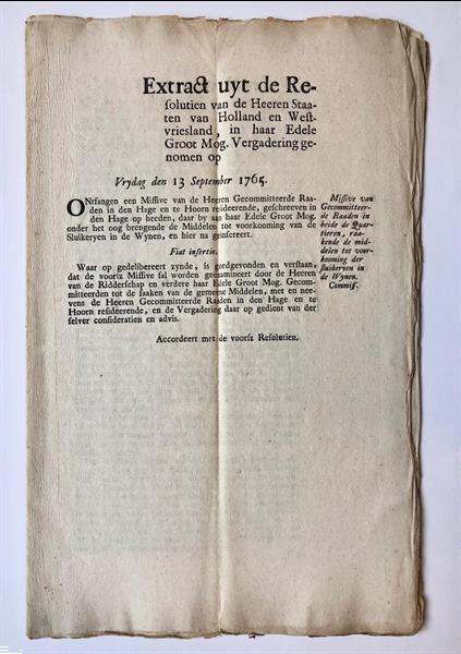Grote foto printed publication 1765 wine drinks extract uit de reso verzamelen overige verzamelingen