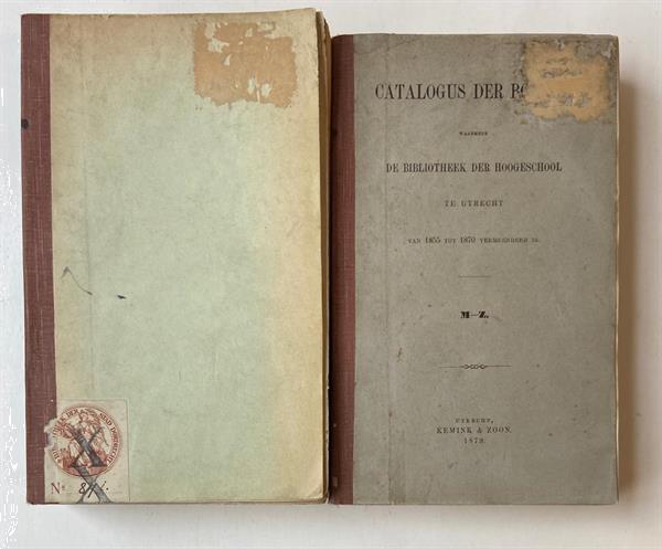 Grote foto first editions catalogus der boeken waarmede de bibliothee boeken overige boeken