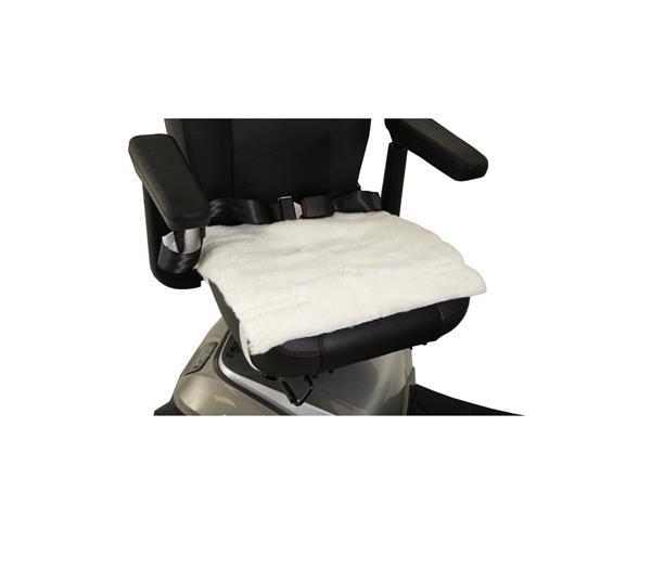 Grote foto able2 schapenvacht zitting rolstoel scootmobiel 46x41 cm diversen verpleegmiddelen en hulpmiddelen