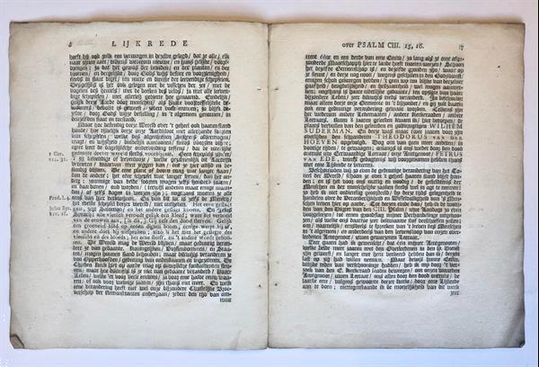 Grote foto rotterdam sermon preek 1759 lijkrede over psalm ciii. 15 boeken overige boeken