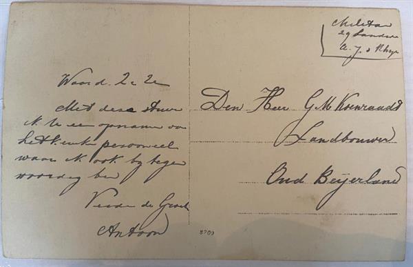 Grote foto original vintage photo postcard military postkaart met fot boeken fotografie en design