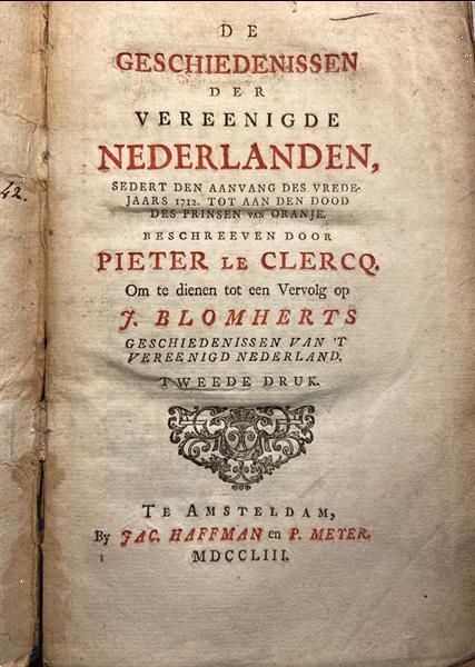 Grote foto de geschiedenis der vereenigde nederlanden sedert den aanvan boeken overige boeken