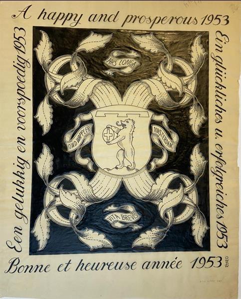 Grote foto wappler heraldiek wapentekeningen door o.w.d. wappler ca. verzamelen overige verzamelingen