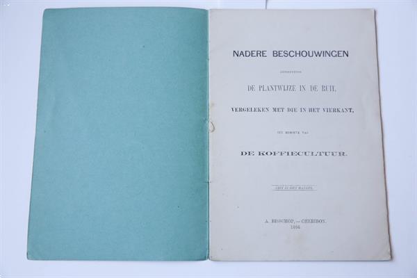 Grote foto nadere beschouwingen betreffende de plantwijze in de ruit v boeken overige boeken