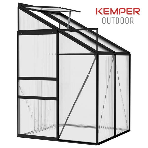 Grote foto goedkope broeikas met ventilatie luik gratis zend tuin en terras kassen en kweekspullen