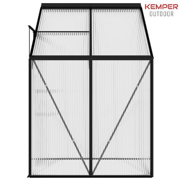 Grote foto goedkope broeikas met ventilatie luik gratis zend tuin en terras kassen en kweekspullen