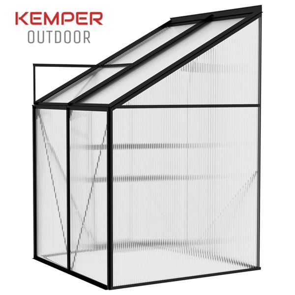 Grote foto goedkope broeikas met ventilatie luik gratis zend tuin en terras kassen en kweekspullen