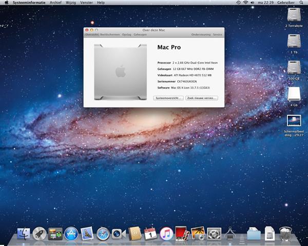 Grote foto mac pro 1.1 ck746oukogn inclusief enz. computers en software apple desktops