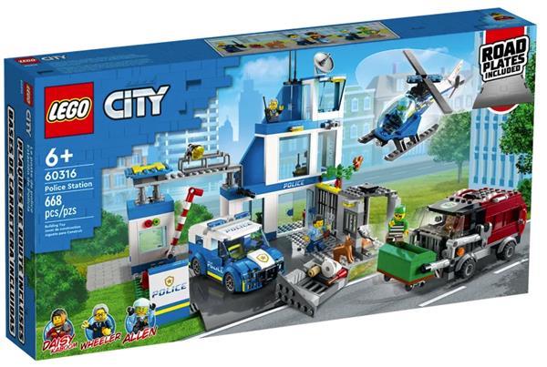 Grote foto lego city 60316 politiebureau kinderen en baby duplo en lego