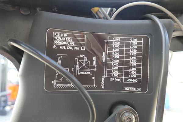 Grote foto vs 20665 bj2015 elektrische reachtruck linde r16 6.660mm doe het zelf en verbouw hefwerktuigen