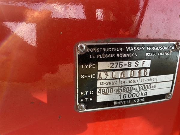 Grote foto massey ferguson 165 agrarisch tractoren