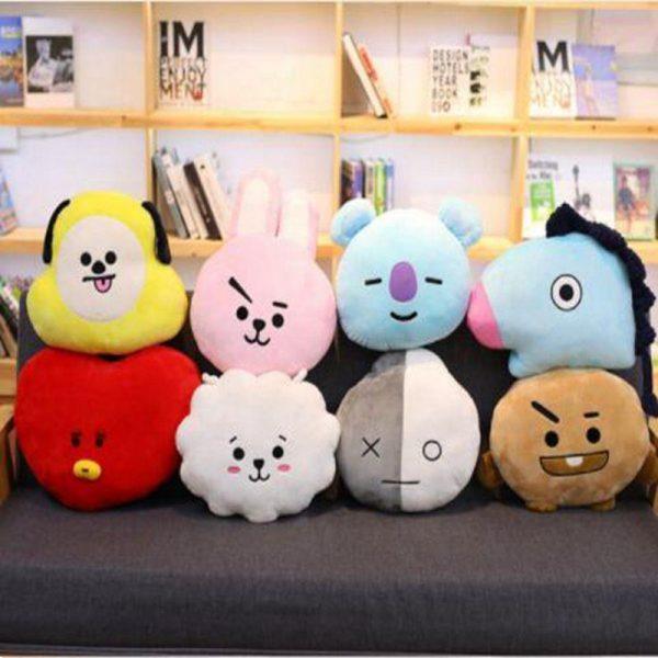 Grote foto bts bt21 cooky plush cushion w signature bag huis en inrichting kussens