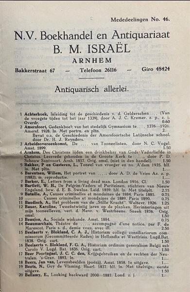 Grote foto catalogue antique bookshop catalogue list 12 of a collect boeken overige boeken